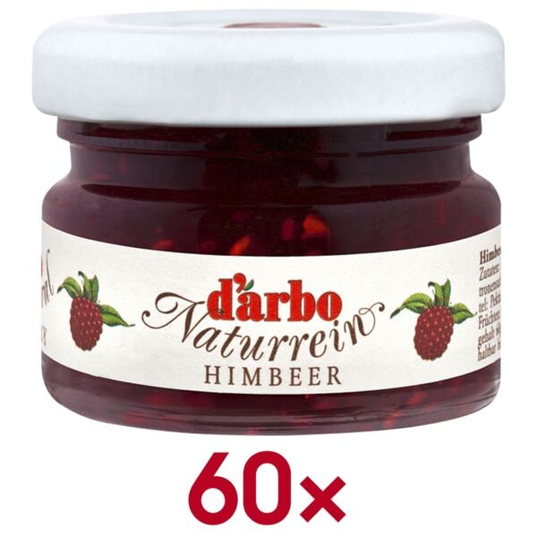 d'arbo 60er-Pack Konfitüre »Naturrein Himbeer« 28 g Image