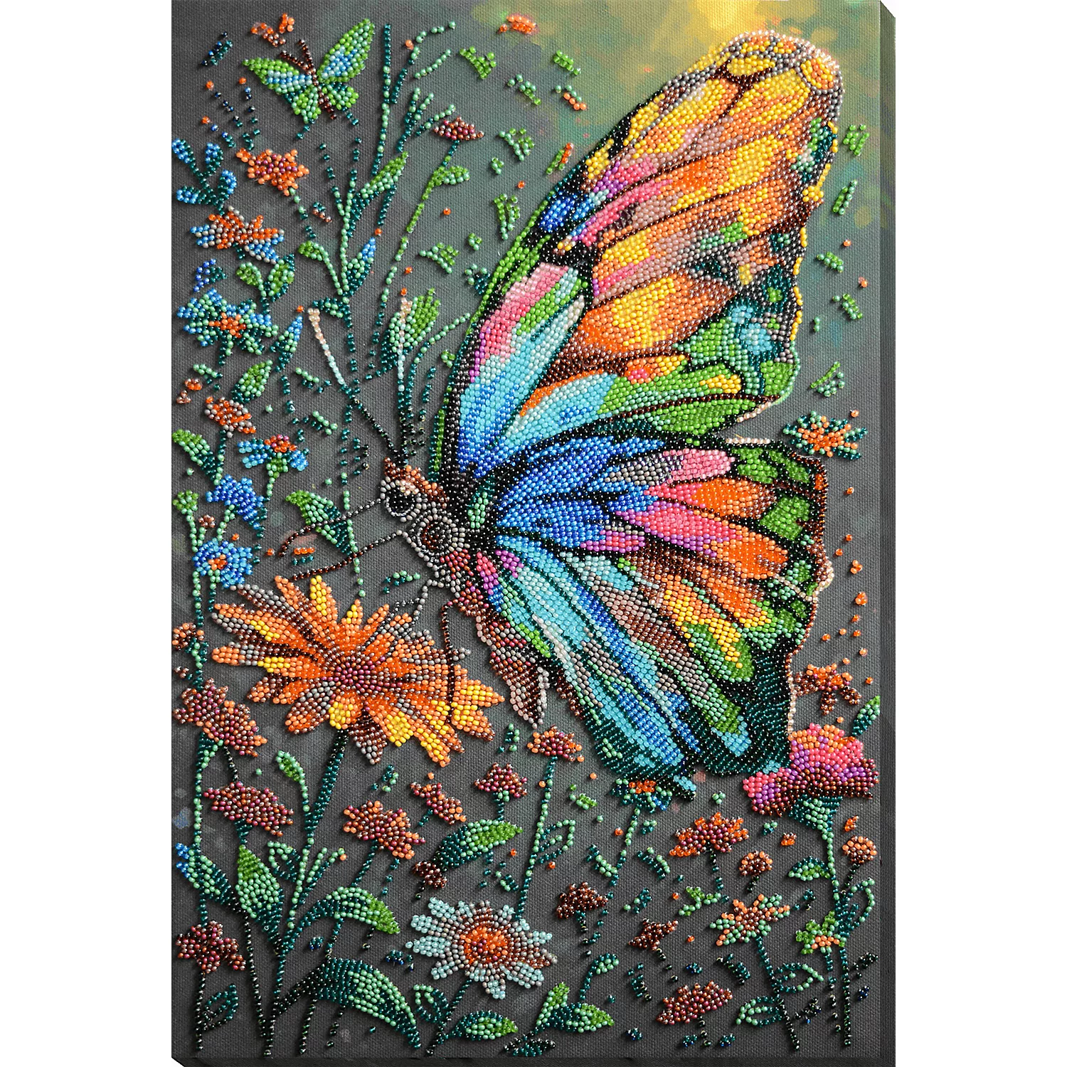 Kit broderie perle "shades of summer", 26 x 39 cm