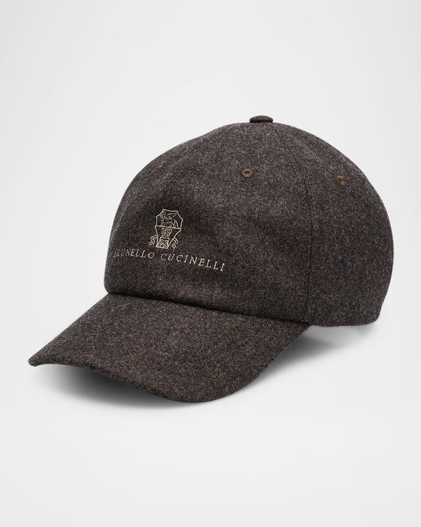 Apos;S Cashmere Baseball Cap With Logo