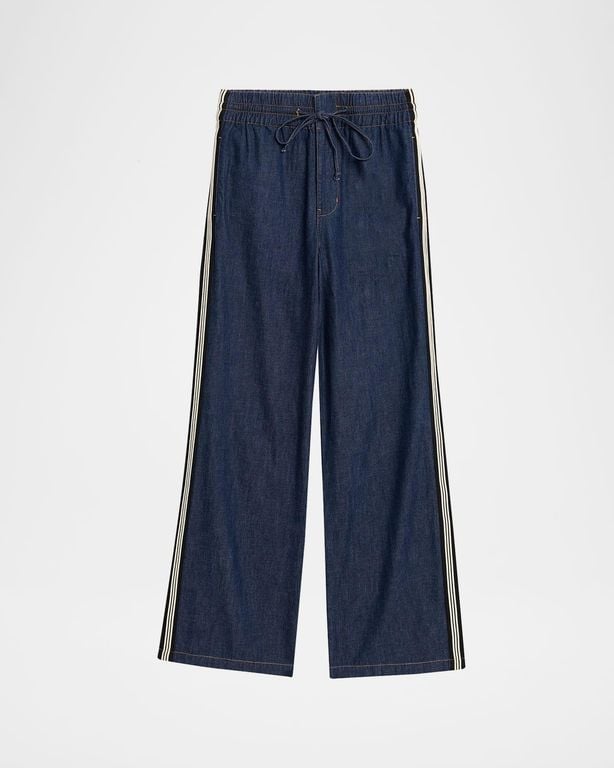 Taylor Wide-Leg Track Jeans