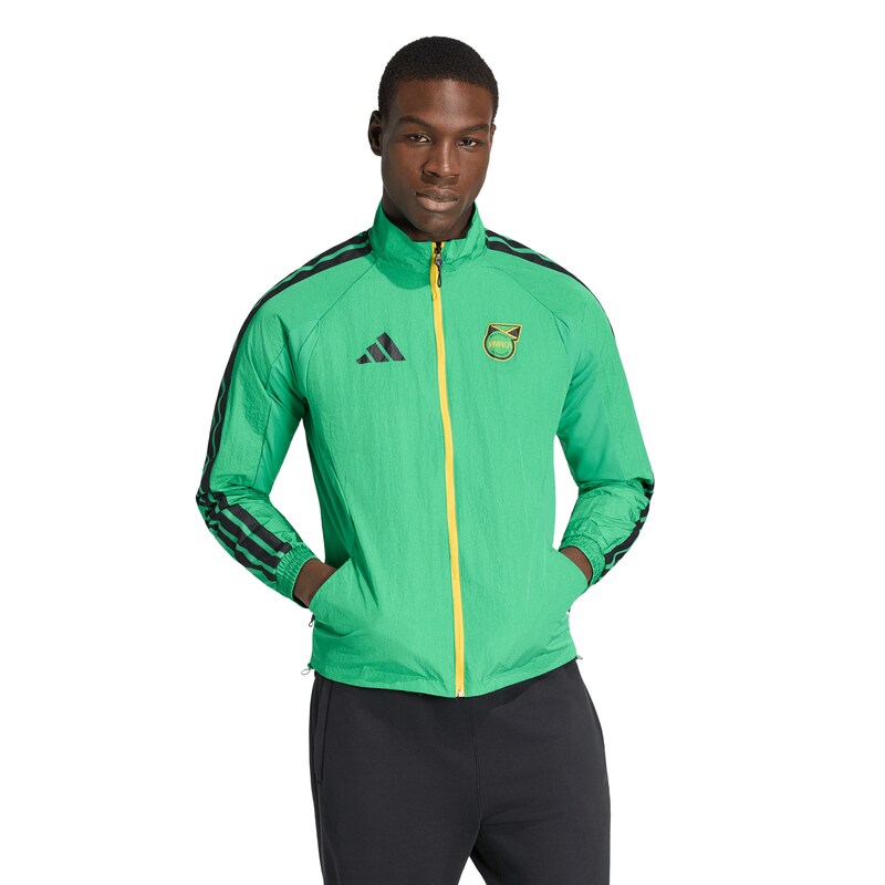 "Jamaika adidas Heim Anthem Jacke - Grün" Image