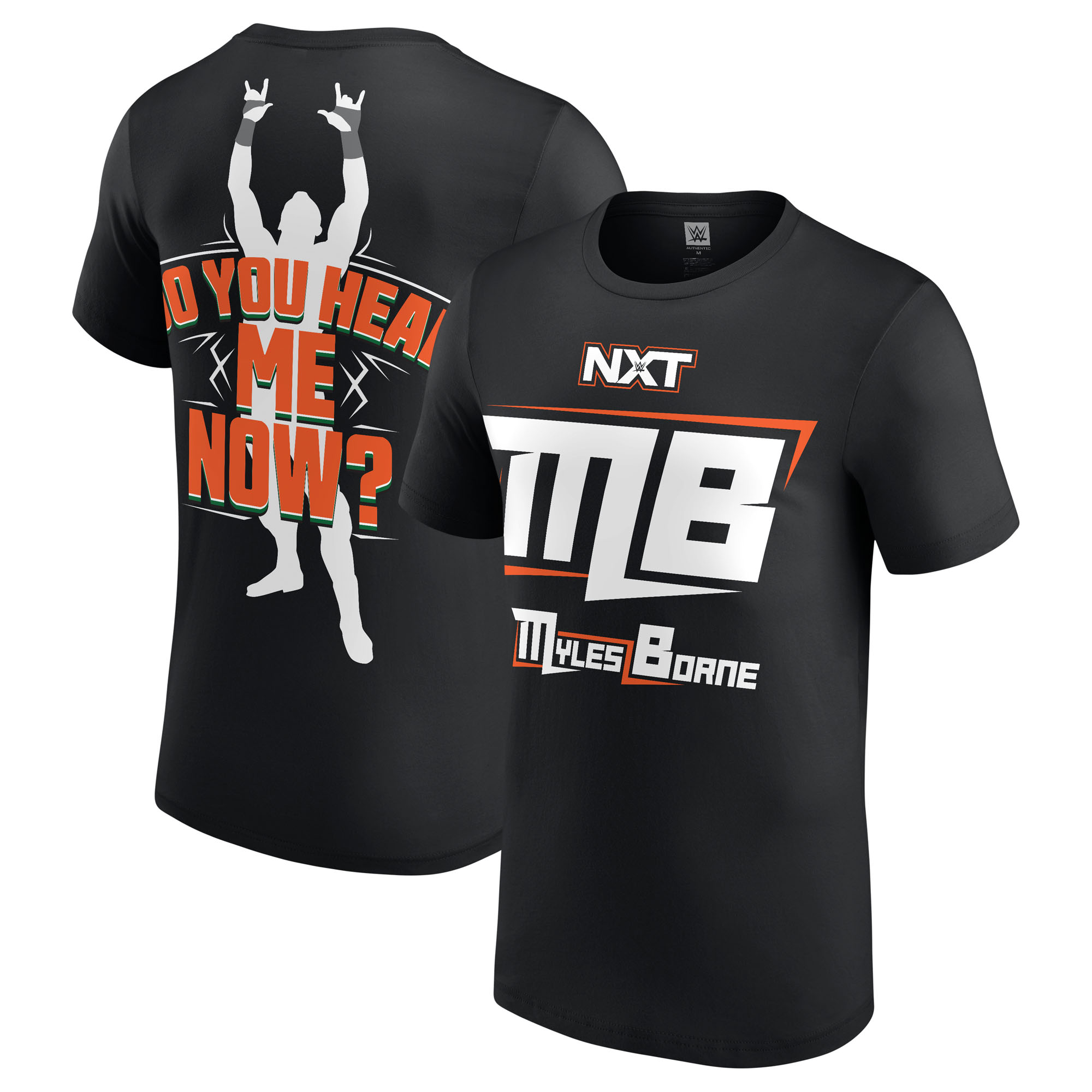 "Schwarzes Myles Borne Logo-T-Shirt für Herren" Image