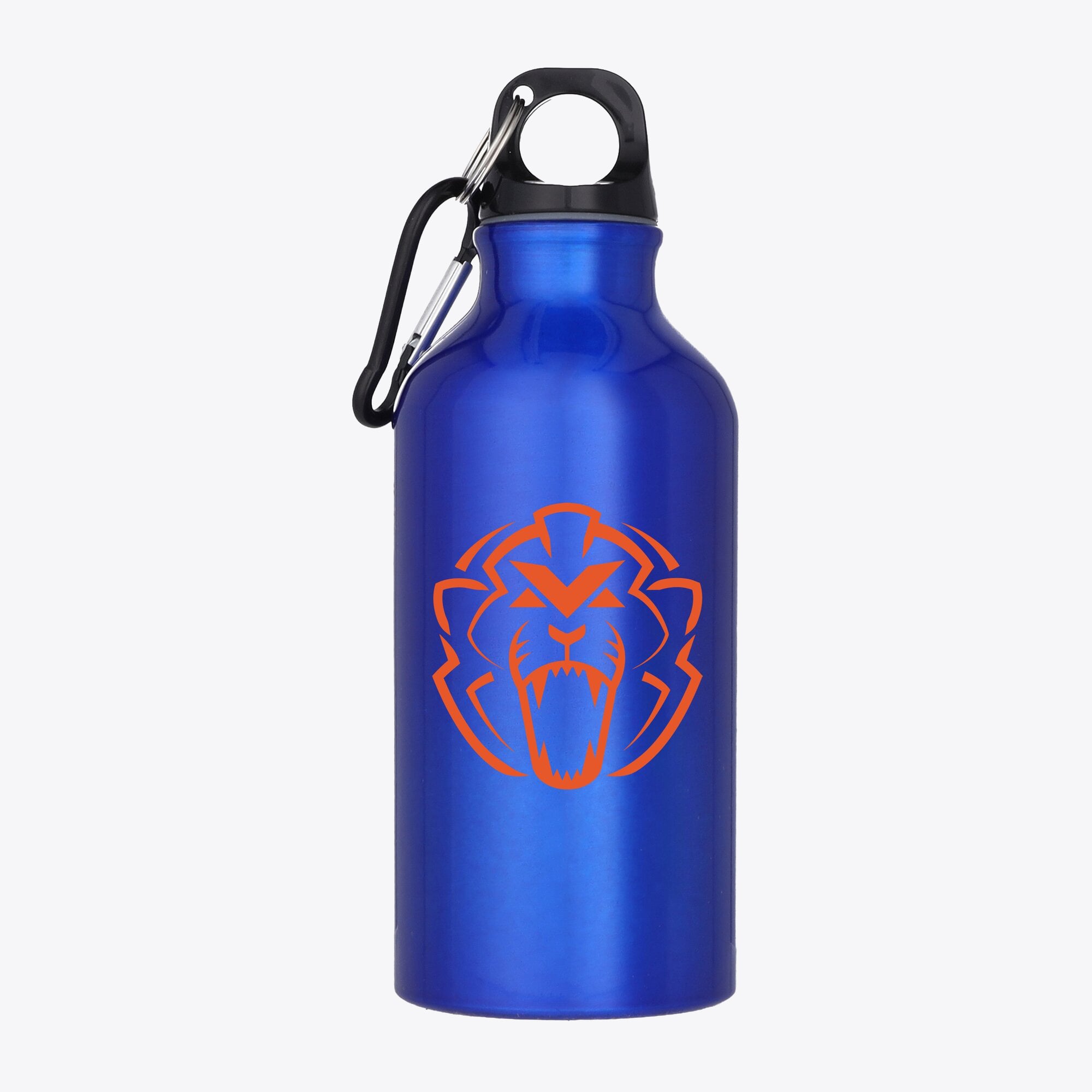 Bouteille isotherme 400 ml en aluminium, logo Lion, bleu roi - No Gender Taille: One Size Only