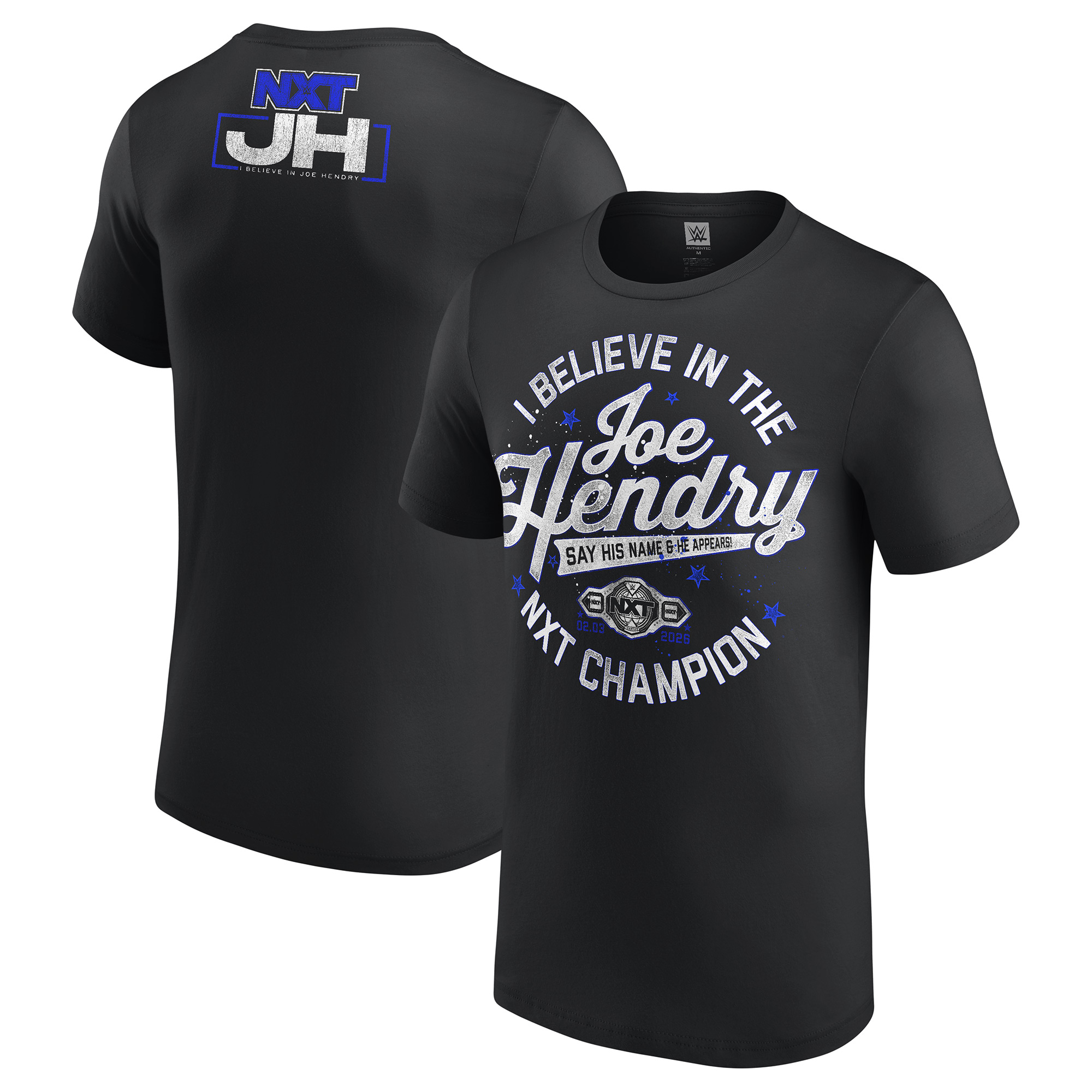 "Schwarzes Joe Hendry „I Believe In The NXT Champion“-T-Shirt für Herren" Image
