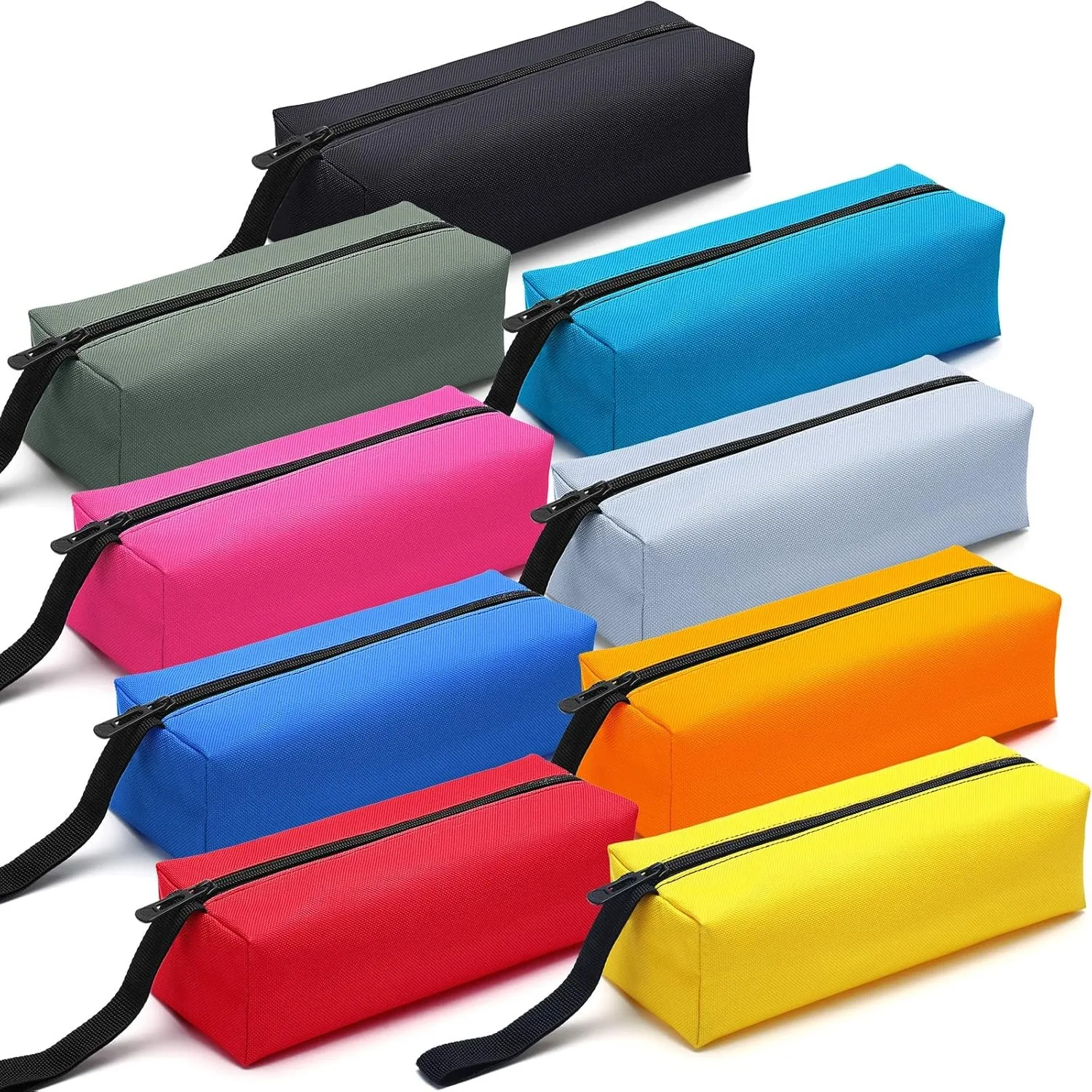 Petite pochette à outils, sacs à outils à fermeture éclair, toile imperméable, polyvalente, pochettes à outils à fermeture éclair, pochette à outils à fermeture éclair, fourre-tout