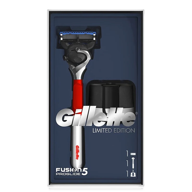 Gillette Fusion 5 ProGlide Rasierer für Männer, 5-lagiger Klinge, hocheffizienter Rasierer Image