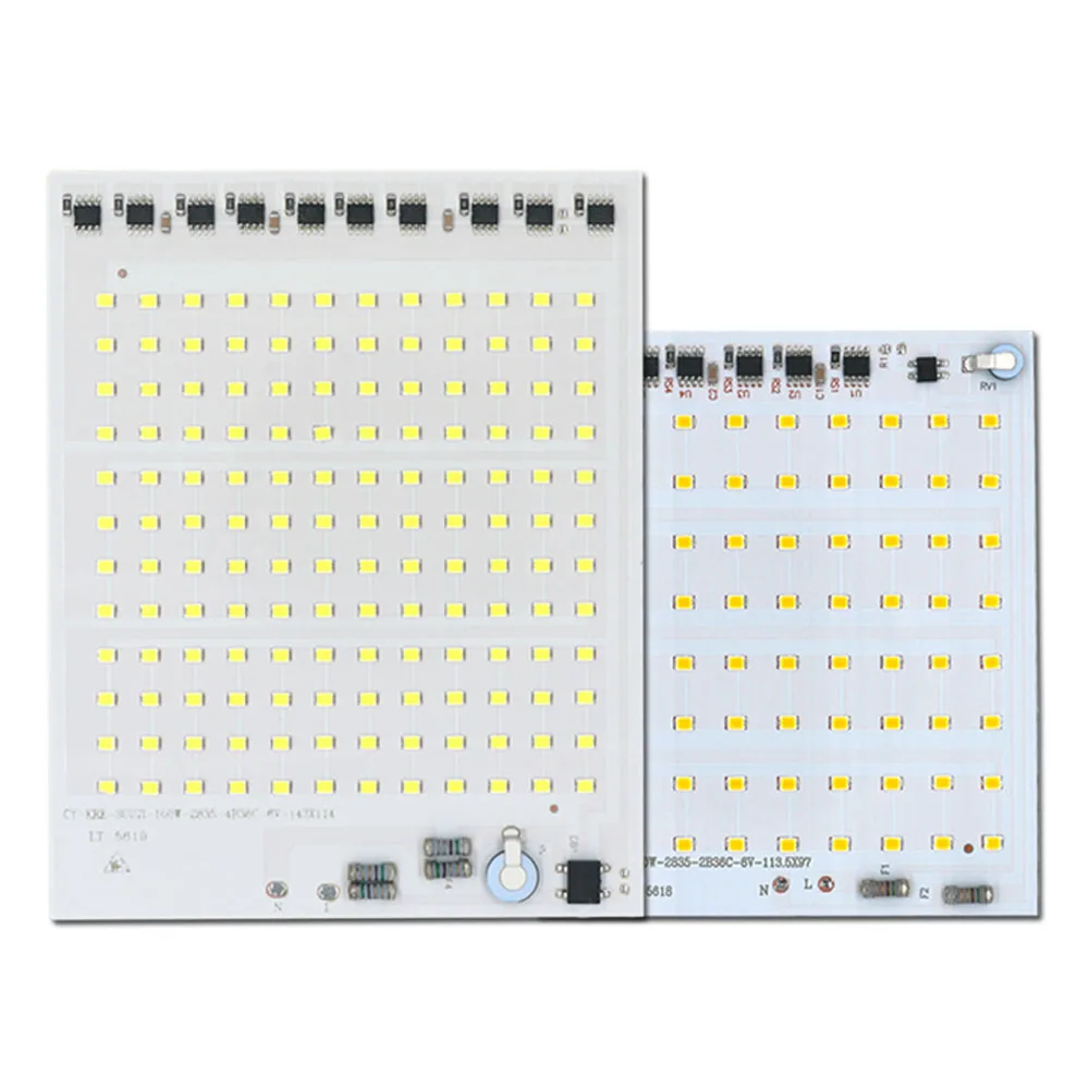 1PCS Chip LED Cob SMD2835 Super Power 150W 200W AC220V kein Treiber erforderlich LED-Modul LEDs für quadratische Panel-Leuchten LED-Matrix Weiß Image
