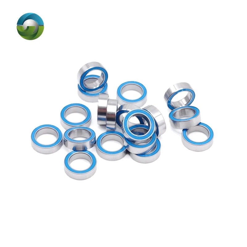 10 Stück MR128RS Lager ABEC-7 8 x 12 x 3,5 mm Miniatur MR128-2RS Kugellager MR128 2RS mit blau versiegeltem L-1280DD Image