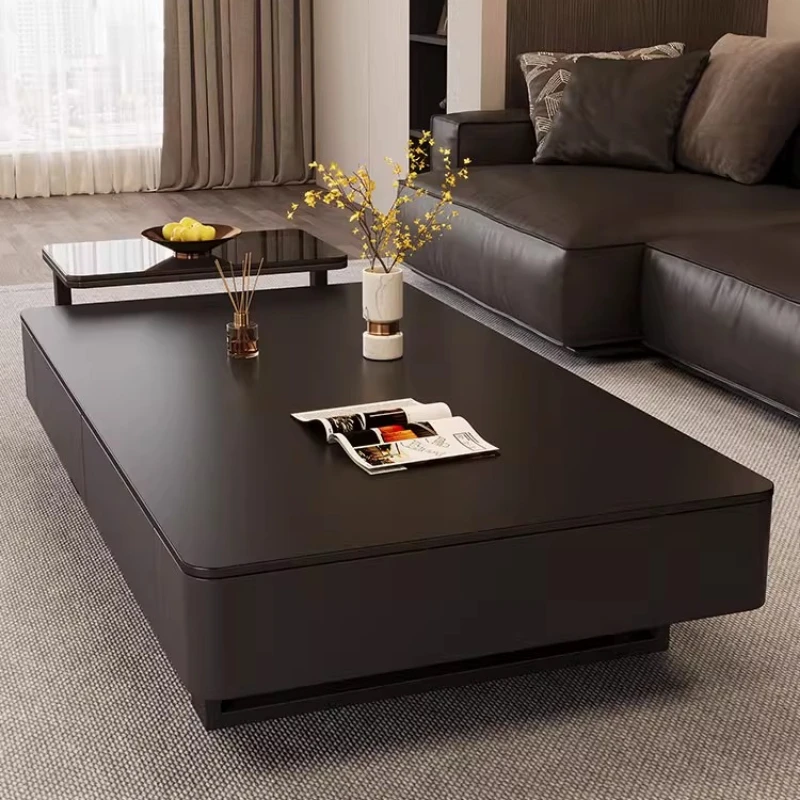 Japanischer moderner Couchtisch, luxuriöser ästhetischer beweglicher, einzigartiger italienischer Couchtisch, Computer, stehend, Couchtisch, Wohnmöbel