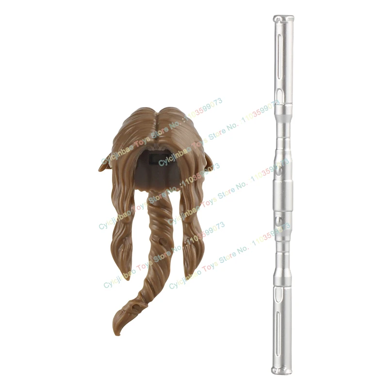 DT038 Comic FF Mädchen mit geflochtenen Haaren Actionfiguren Bausteine Kreatives Zubehör Modellpuppen Kinder für Spielzeug Geschenke Image