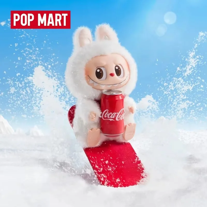 POPMART Labubu 3.0 Coca-Cola Serie Vinyl-Figur Trendiges Spielzeug Blindbox Schreibtischdekoration Geschenk für Kinder und Trendspielzeug-Sammler