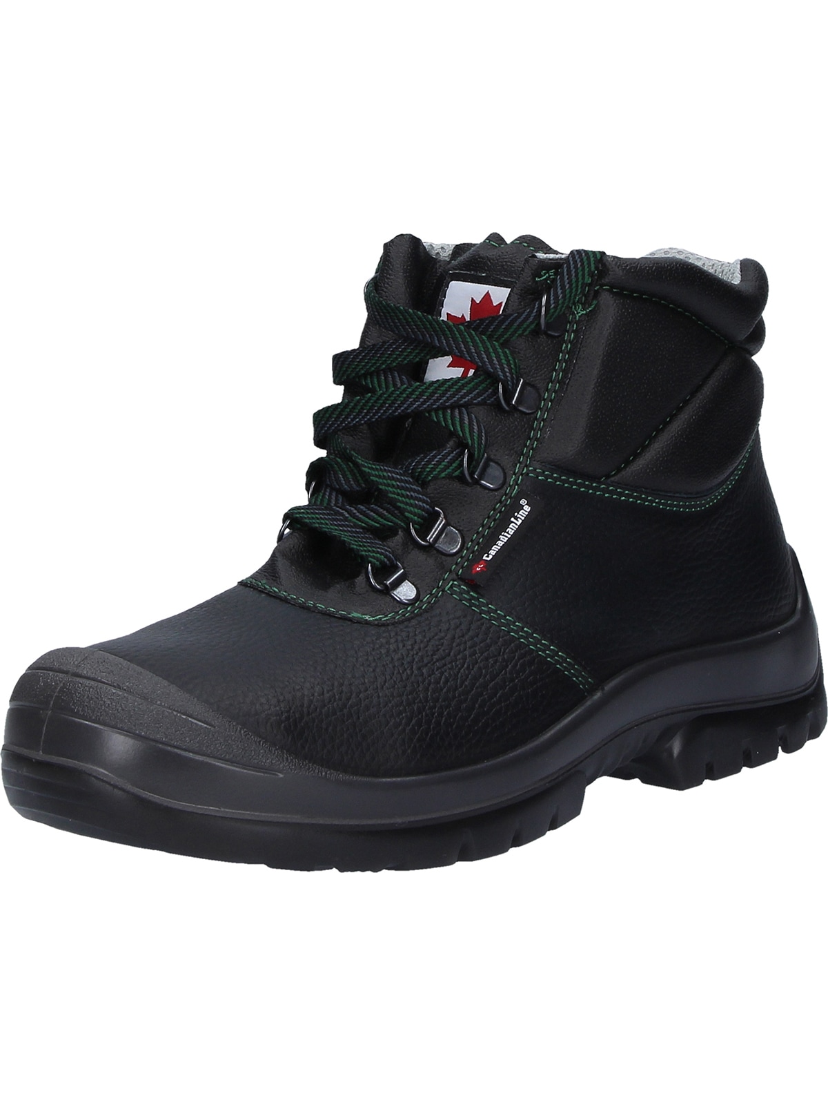 Sicherheitsschuh CANADIAN LINE "Vega" Gr. 48, schwarz, 48, Obermaterial: 50% Rindsleder Leather cow. 50% Lammleder LEL., Schuhe Image