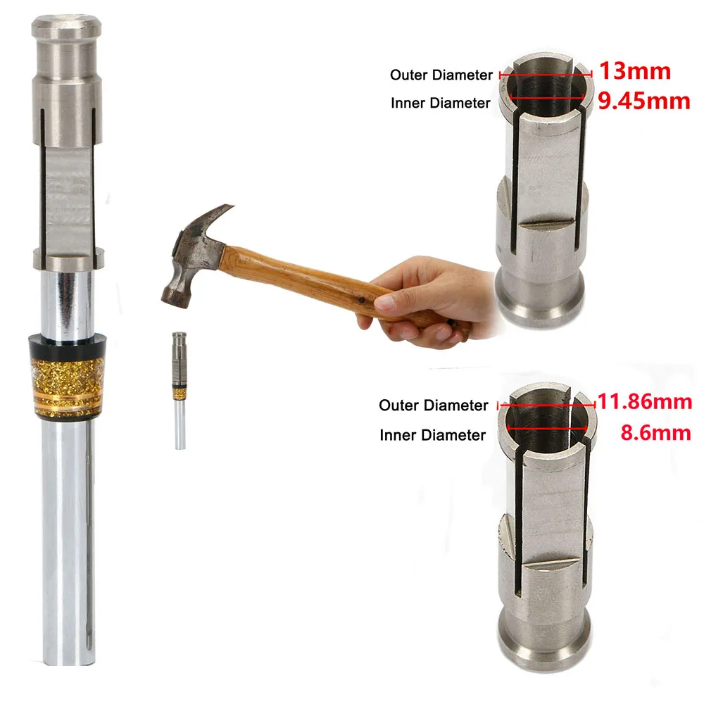 1Pc Silber Golf Aderendhülsen Installationg Werkzeug für Golf Club Welle Eisen/holz Golf Aderendhülsen Werkzeug Golf Werkstatt Werkzeug Image