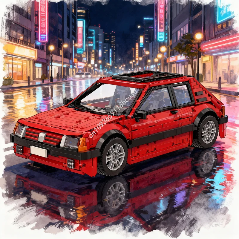 3543 Teile MOC PEUGEOT GTI Technisches Modell Bausteine Architektur Kreatives Spielzeug DIY-Idee Weihnachtsgeschenke Bildungs-Bausteine Image