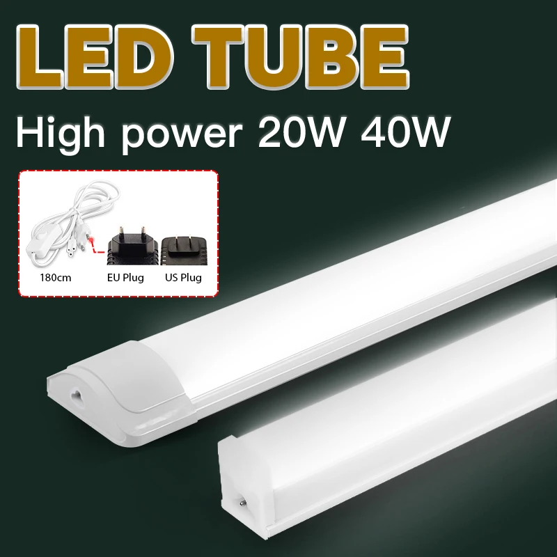 T8 Led Rohr Licht 220V 120cm 60cm 30cm T5 LED Rohre Wand Lampe Bars Led Licht 10W 20W 2FT 4FT Für Home Schrank Küche Beleuchtung Image