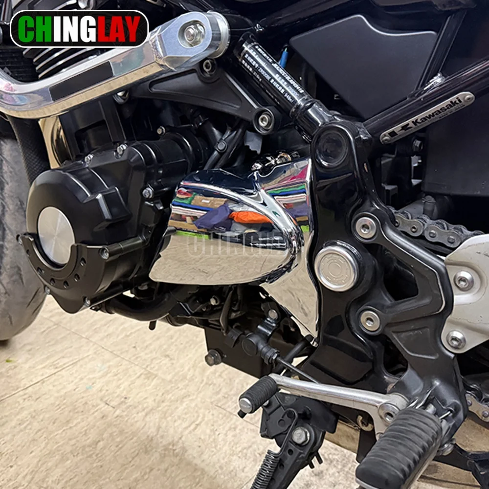 Motorrad-Kettenradabdeckung für Kawasaki Z900RS 2018-2026 ABS Vorderer Kettenradschutz Z900RS Cafe Zubehör Image