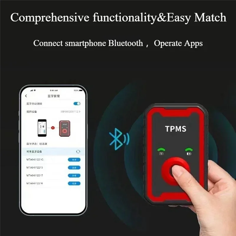 Programmierbare TPMS-Sensoren 2 in 1 433 MHz + 315 MHz unterstützt Programmierung mit CELL PHONE Tool Image