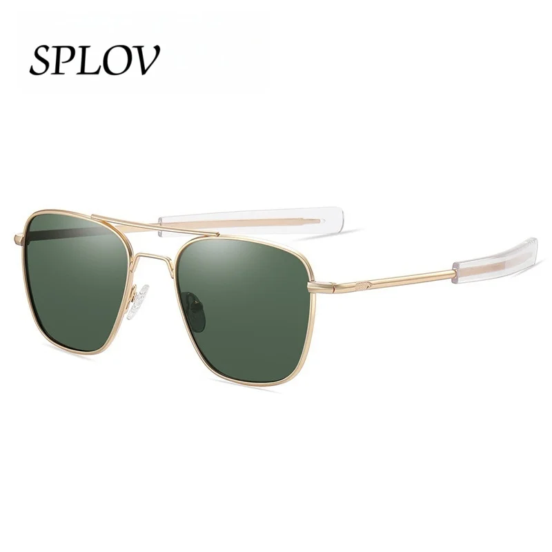 Klassische Luftfahrt Polarisierte Design Sonnenbrille Männer Vintage Pilot Fahren Sonnenbrille luxus marke Sonnenbrille Männer gafas de sol hombre Image