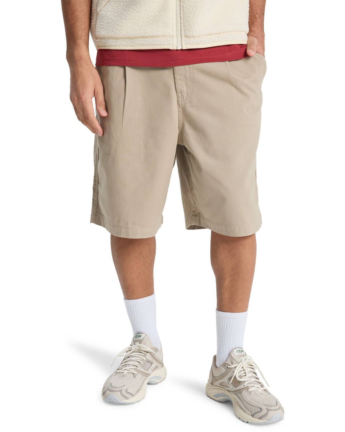 Shorts QUIKSILVER "Urban Chill 22", Herren, Gr. XS, seneca rock, Obermaterial: 100% Walkfrottier;, Hosen Shorts