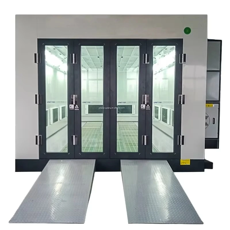 Hochwertige elektrische Heizung Autolack-Spritzkabine mit LD Lighng Downdraft Design Backofen 6 kW Leistung Image