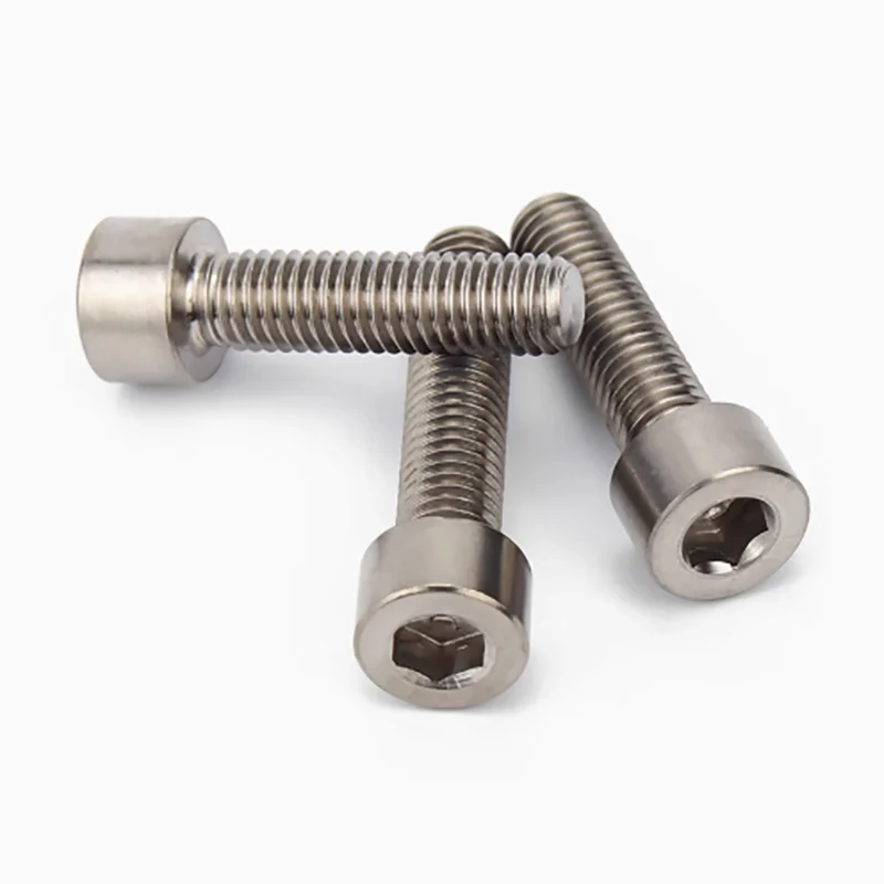 M1,6 M2 M2,5 M3 M4 M5 M6 M8 M10 TA2 Schrauben aus reinem Titan Gr2 DIN912 Sechskant Innensechskantschraube mit Innensechskant Image