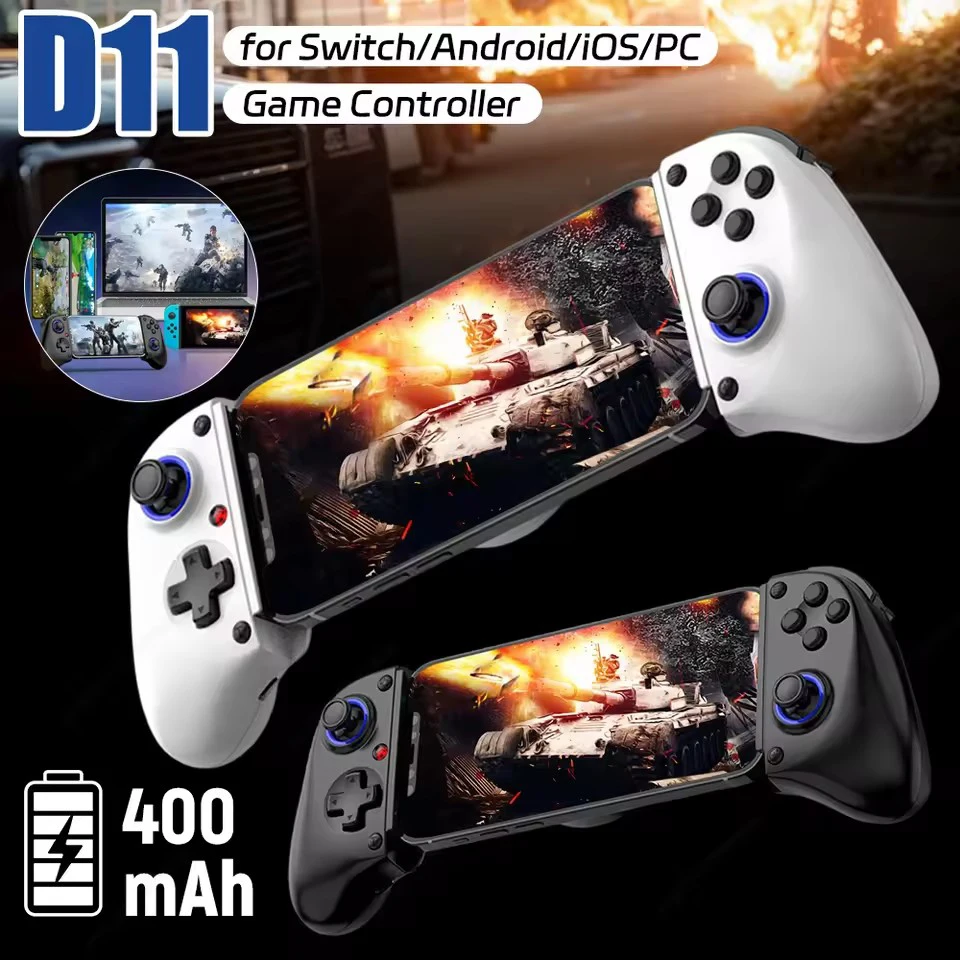 Telefon-Bluetooth-Gamepad, kabelloser Controller für Switch, PS4, PS3, Xbox, iPhone, Android, Steam, Handy, PC, Gaming-Gamepad