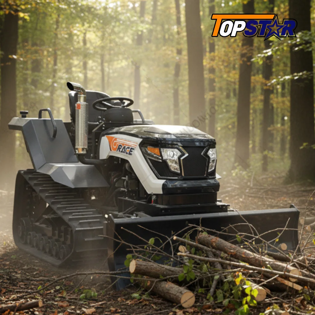 Maßgefertigter Mini-Raupenschlepper 25PS EPA-Zertifizierter Landwirtschaftlicher Traktor Schnelle Lieferung Image