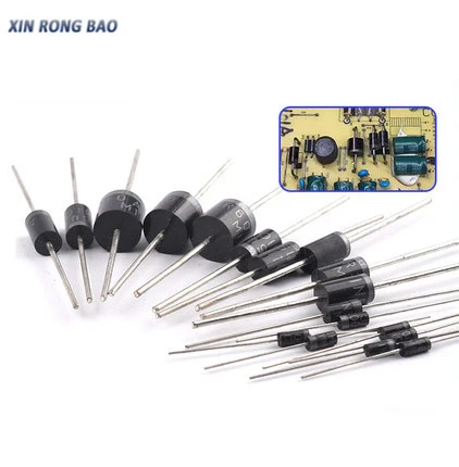 20PCS Gleichrichterdiode 1N5408 1N5404 1N5819 1N5401 1N5822 1N4007 UF5408 1N5399 FR107 FR207 DO-27 Image