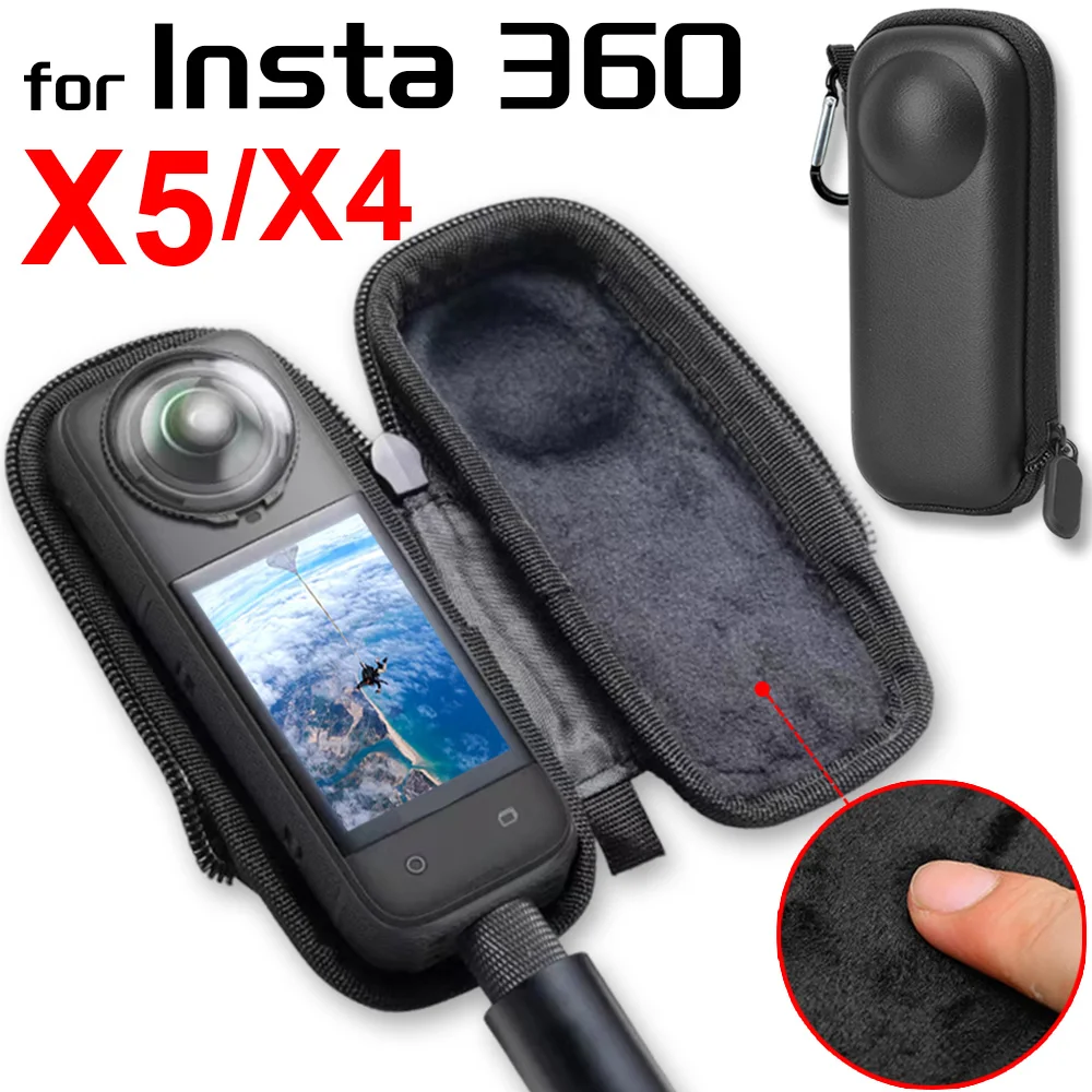 Für Insta 360X5X4 Tragen Lagerung Fall Anti-scratch Tragbare Reise Mini Kamera Taschen Abdeckung Shell für insta360 X5 Zubehör Image