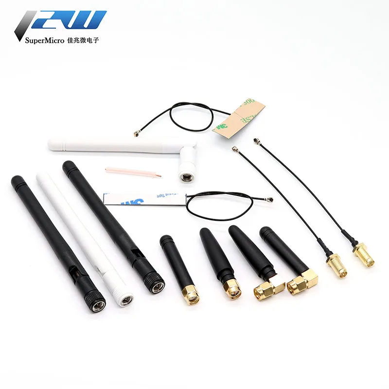 3dBi 2,4 ghz WIFI Antenne SMA Stecker Router Bluetooth Antennen Drahtlose Modul 2,4g Antena Externe Antenne RP-SMA-J frühling 1PCS Image