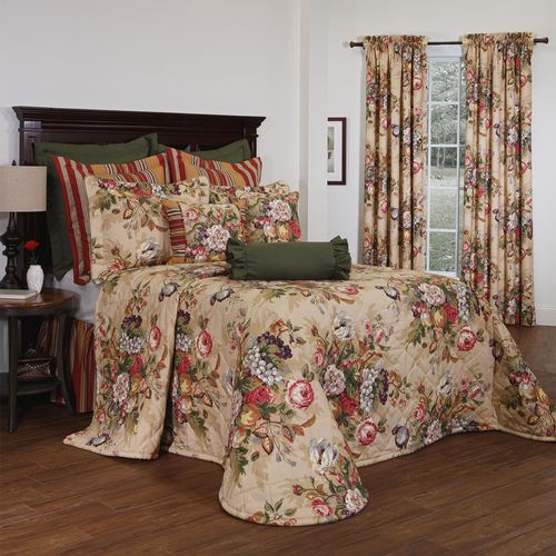 Queensland Bedspread Multi Warm, Queen, Multi Warm