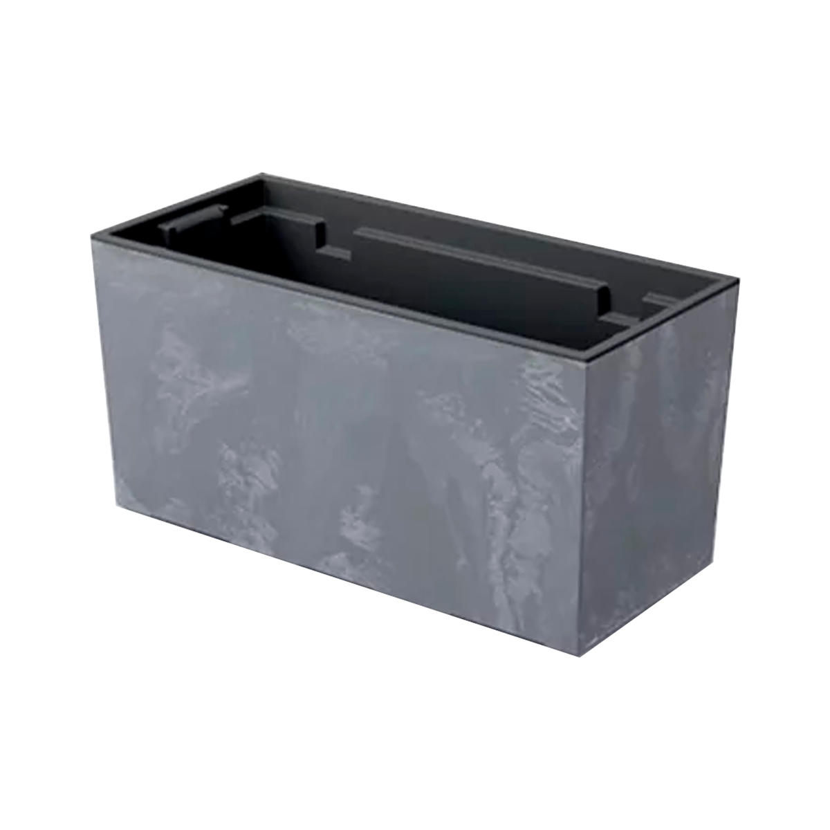 Prosperplast - URBI CASE BETON EFFECT Balkon-Pflanzgefäß - 39,5x18,5x19,5cm in Marengo farbe Image