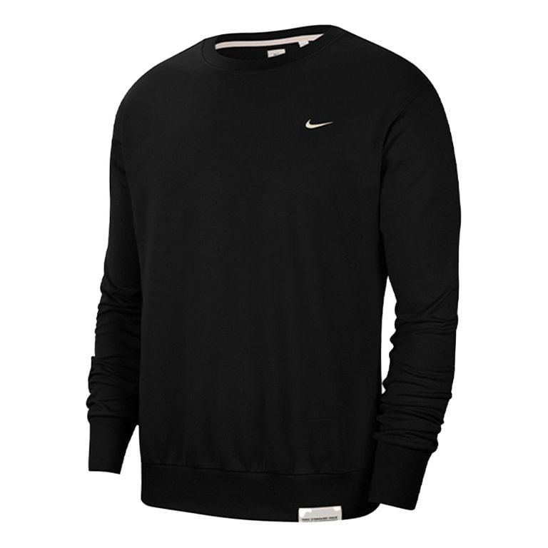 Standard Issue Dri-Fit Crew Neck Sweatshirt - Black - Nike Sweats