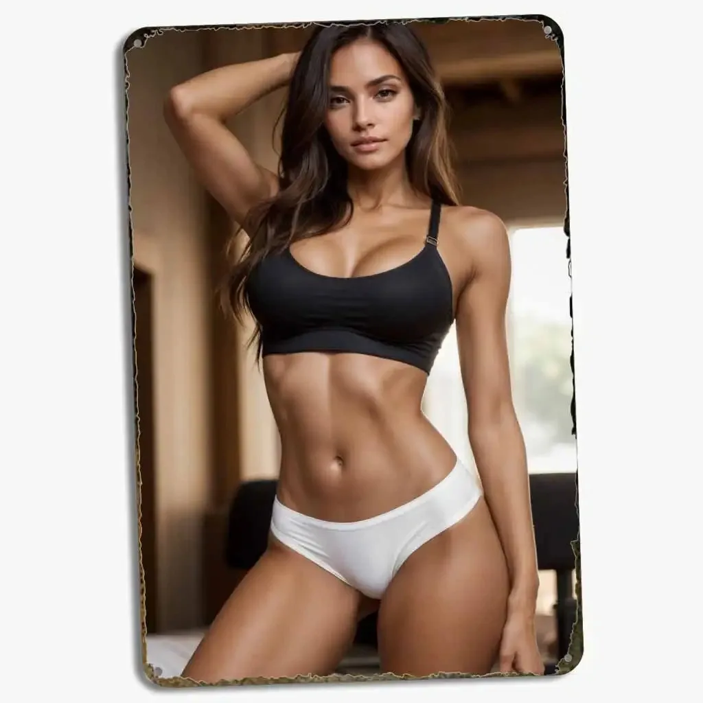 Vintage Metall-Wandschild 8x12 Zoll Rustikale Farmhaus-Dekoration Plakette für Zuhause Café Industrieller Chic Einfache Montage Image