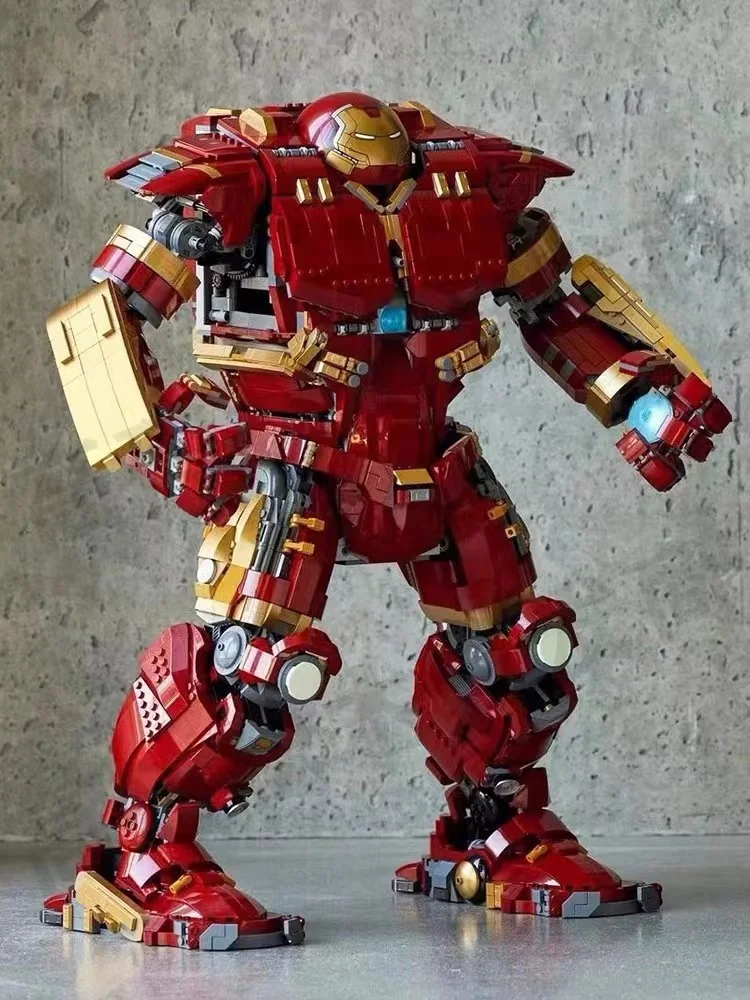 Heiße Verkäufe 4049PCS Marvel Hulkbuster Bausteine Die Avengers Ironman MK44 Roboter MOC 76210 Ziegel Spielzeug Weihnachten Geschenk Image