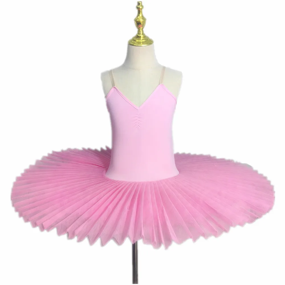 Rosa Ballett Tanz Tutu Rock Schwanensee Ballett Kleid Kinder Leistung Kostüm Kinder Bauch Kleidung Bühne Professionelle Image