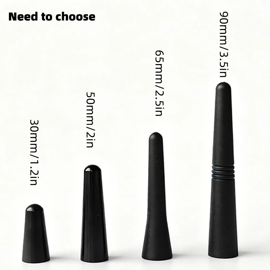 3cm/5cm/6,5cm/9cm Kurze Mastantenne Kompakte Ultrakurze Autoantenne Multi-Signal-Verstärker für DAB Digital-TV-Radio-Navigation Universal Image