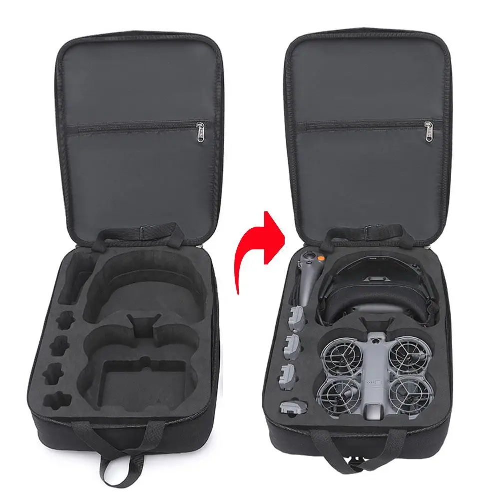 Zaino rigido per Dji Neo 2 Motion Fly More Combo Drone Custodia protettiva antiurto Borsa di stoccaggio portatile per Dji Neo 2