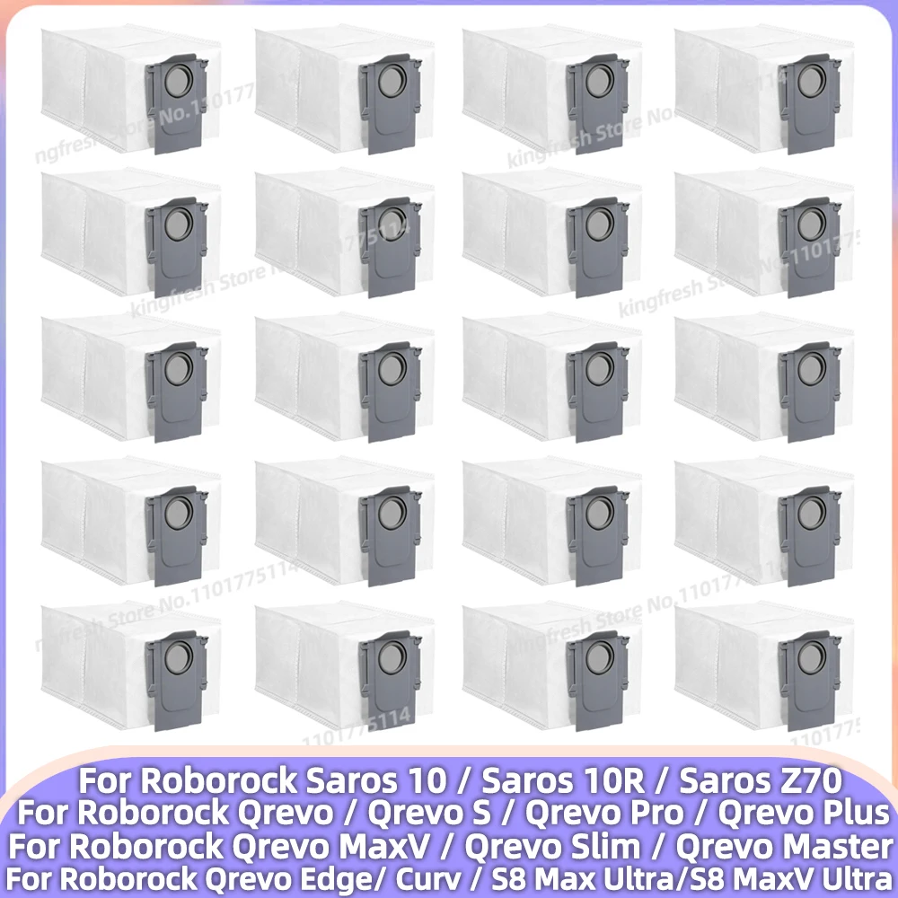 Staubbeutel passend für Roborock Qrevo Curv 2 Flow / Saros 10R/Saros Z70/Qrevo Curv/Qrevo Edge/S8 MaxV Ultra/Qrevo Pro/Qrevo MaxV/Qrevo Master/Qrevo Slim Image