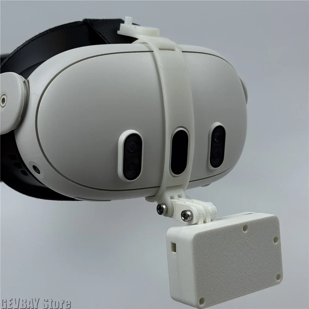 NEUER VR-Gesichts-Tracker für Meta Quest 2/3 – Pico 4 63 g kabelloses/kabelgebundenes OSC-Gesichts-Tracking-Modul Image