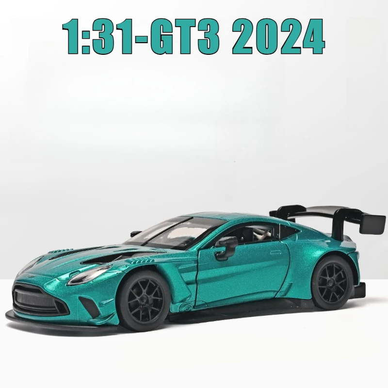 1:31 Vantage GT3 2024 Legierung Sportwagen Modellauto & Spielzeugauto Kinderspielzeug für Kinder Geburtstagsgeschenke Jungen Spielzeug Image