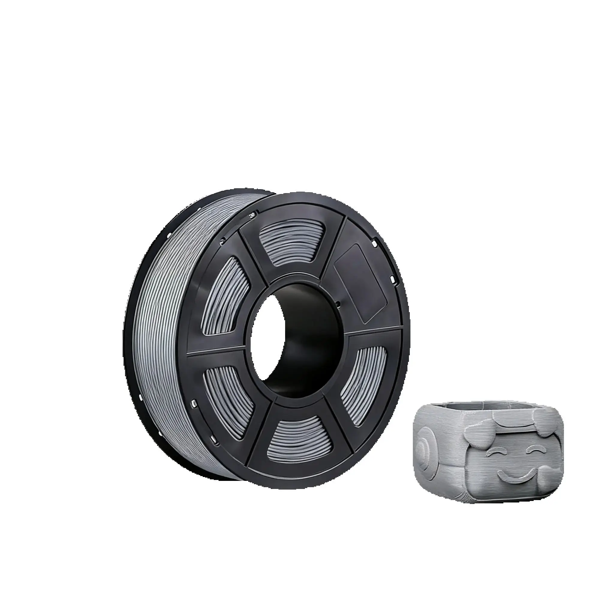 95A TPU Flexibles Filament, weiches 3D-Drucker-Filament, 3D-Druck-Filament TPU grau, 250g TPU-Filament 1,75mm Image