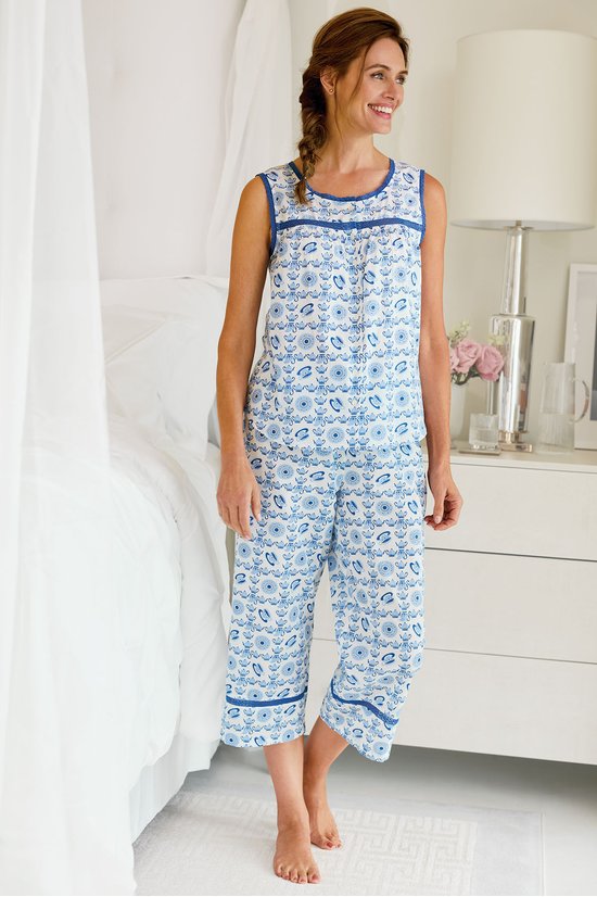 April Cornell Tank And Crops Pajama Set