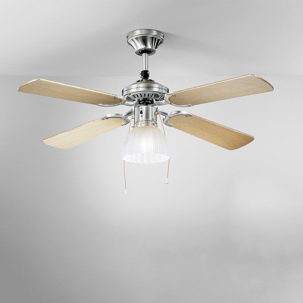 Perenz 7064 CR - Deckenventilator Nussbaum hell Ø105 cm, 4 Flügel, E27 Image