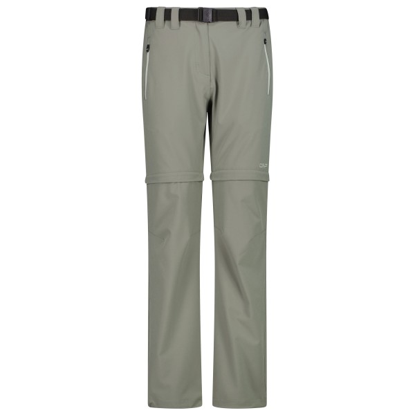 CMP - Women's Zip Off Pant - Zip-Off-Hose Gr 44 grau/oliv
