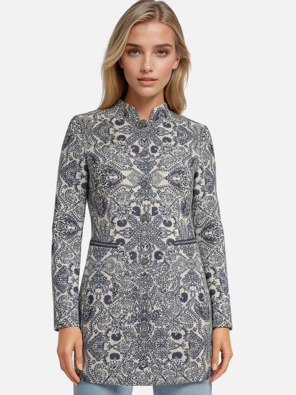 White Label Langblazer Damen blau, 40 Image