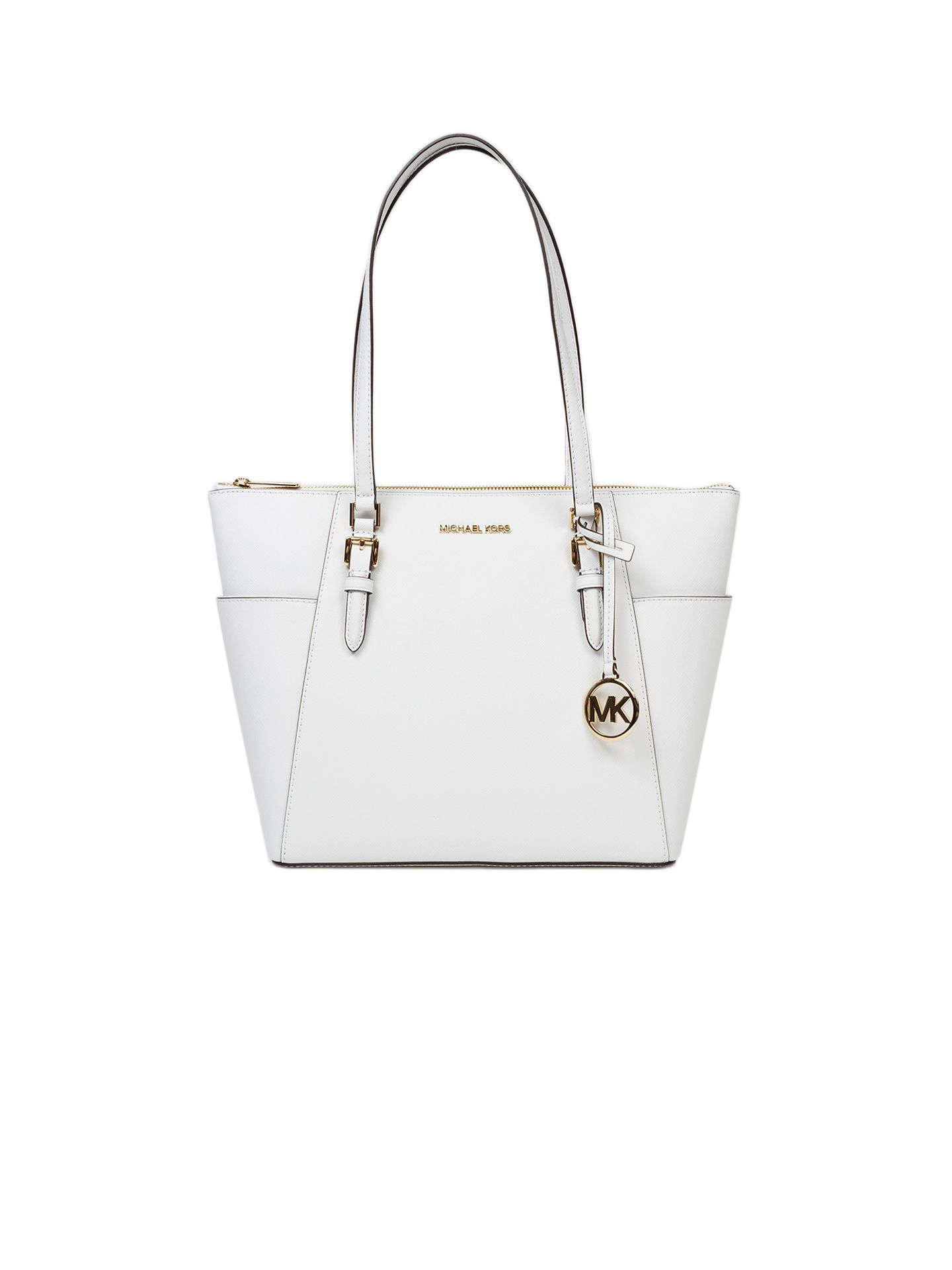 Michael Kors Charlotte Große Tragetasche Weiß