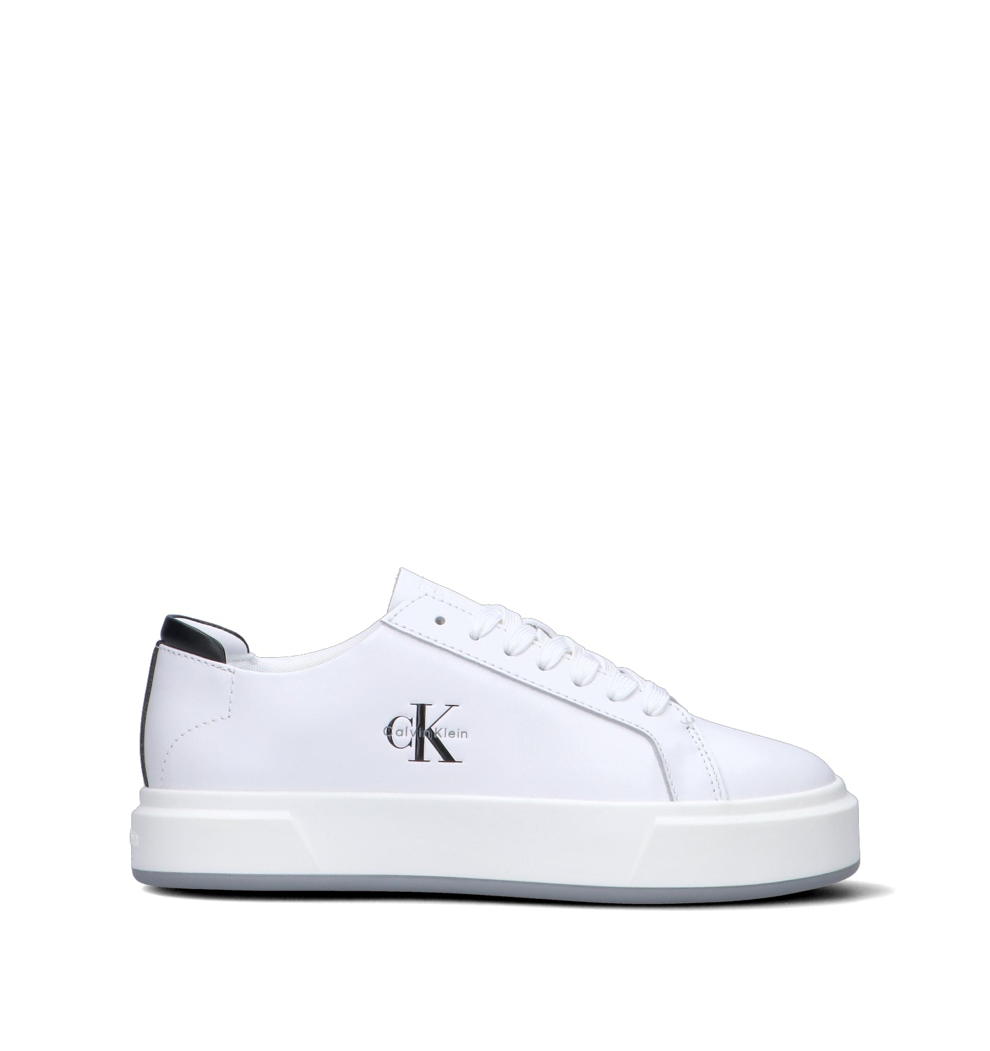 CALVIN KLEIN Sneaker donna bianca in pelle