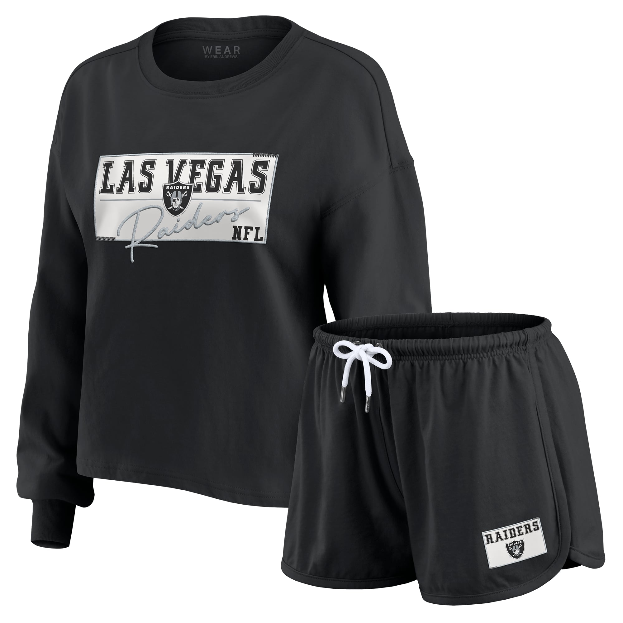 Las Vegas Raiders Wear By Erin Andrews Rugby-Trikot-Set – Damen