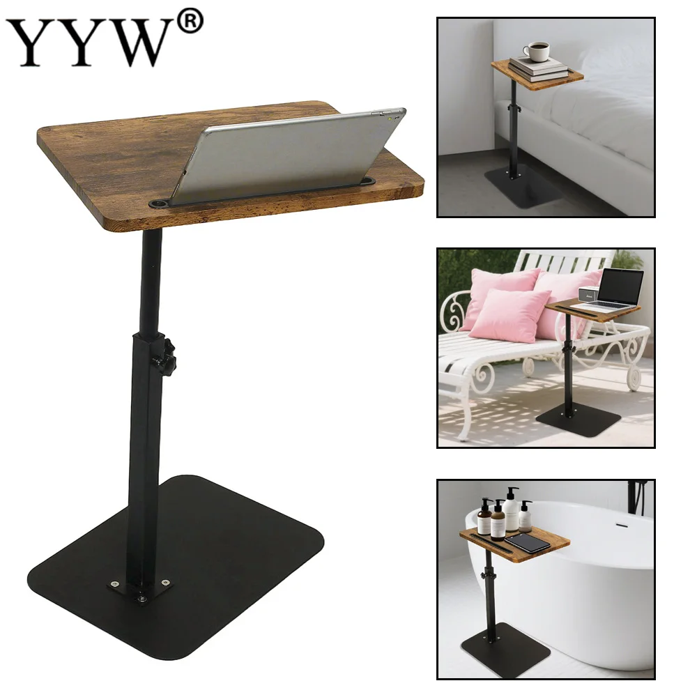 30 x 40 cm C-förmiger Beistelltisch für Wohnzimmer, Schlafzimmer, Badezimmer, Sofa, Konferenzraum, Büro, beweglicher Lift, Computertisch, Couchtisch Image